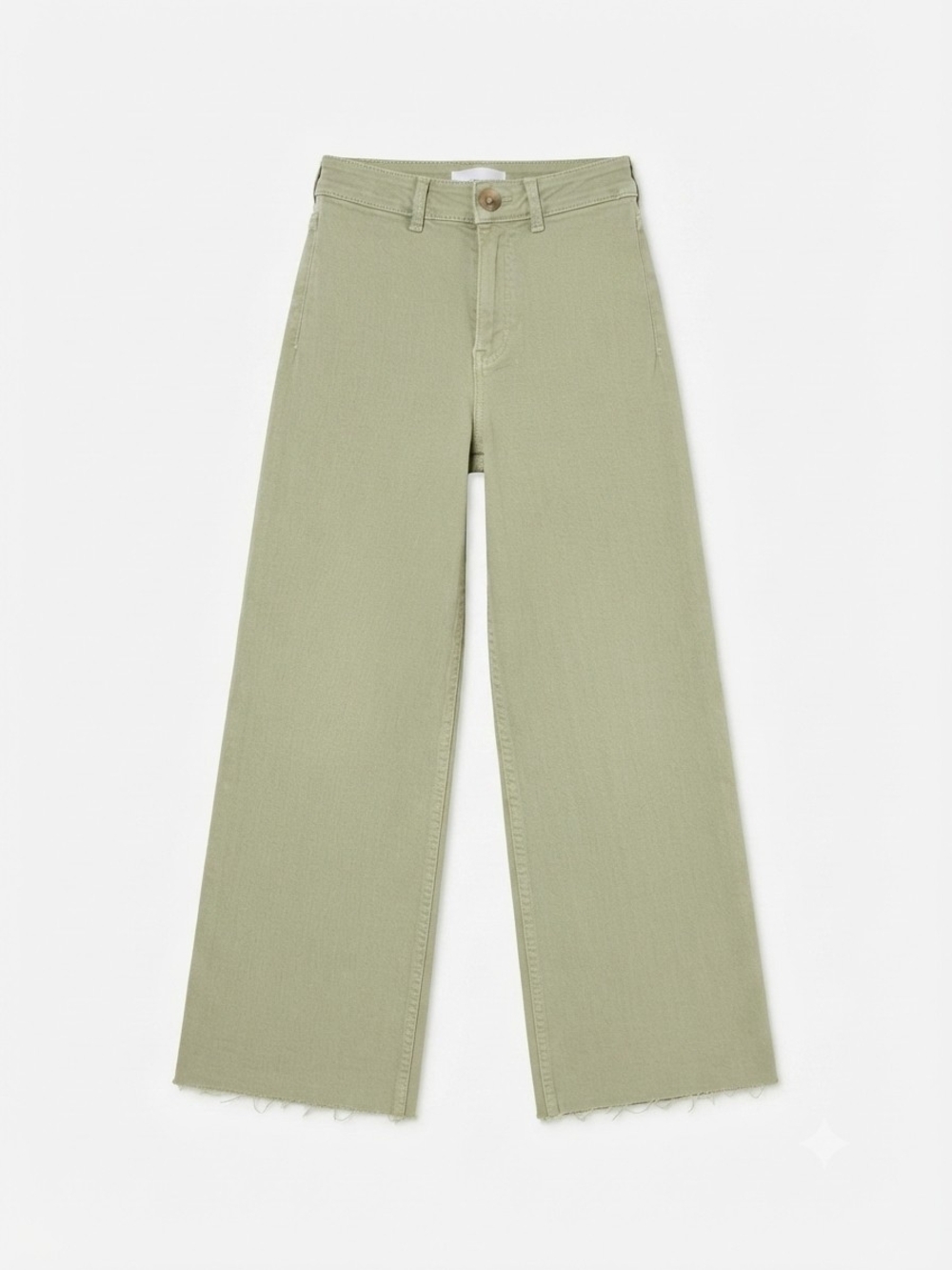Anthropologie Maeve Wide-Leg High-Rise Sage Green Pant Size 26